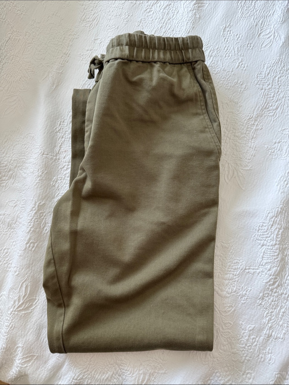 Banana Republic Olive Drawstring Joggers